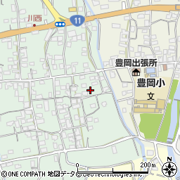 愛媛県四国中央市豊岡町長田81-2周辺の地図