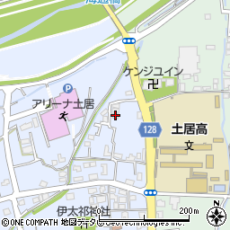 愛媛県四国中央市土居町土居301周辺の地図