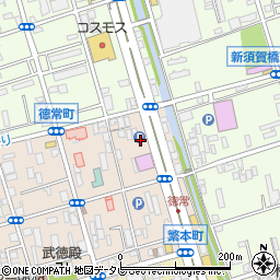 セブンイレブン新居浜徳常町店周辺の地図