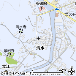 徳島県小松島市立江町清水202周辺の地図