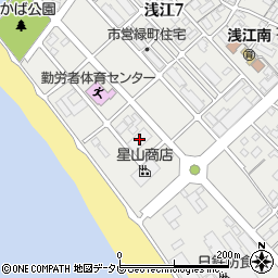 星山商店倉庫周辺の地図