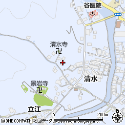 徳島県小松島市立江町清水138-2周辺の地図