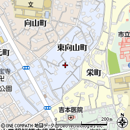 山口県下関市東向山町周辺の地図