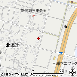愛媛県松山市北条辻833周辺の地図
