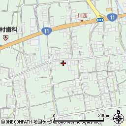 愛媛県四国中央市豊岡町長田206周辺の地図