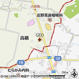 ゲオ　羽ノ浦店周辺の地図