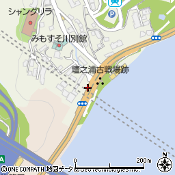 御裳川周辺の地図