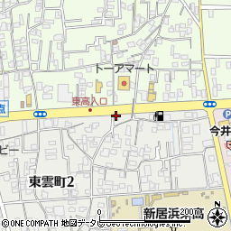 八剣伝 川東店周辺の地図