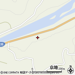 徳島県名西郡神山町下分京地172周辺の地図