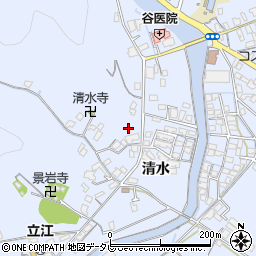 徳島県小松島市立江町清水154-1周辺の地図