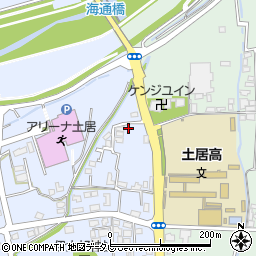 愛媛県四国中央市土居町土居298周辺の地図