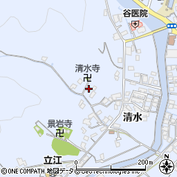 徳島県小松島市立江町清水136周辺の地図