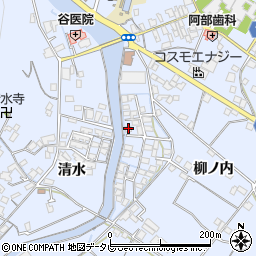 徳島県小松島市立江町清水166-62周辺の地図