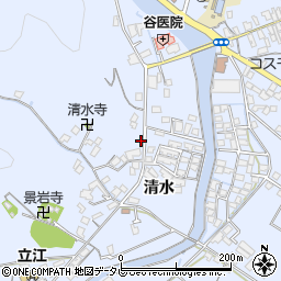 徳島県小松島市立江町清水203-8周辺の地図