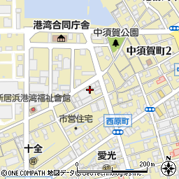 松田汽船株式会社　新居浜支店周辺の地図