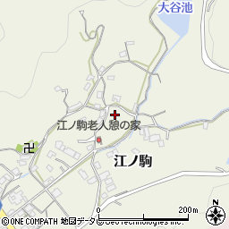 和歌山県日高郡由良町江ノ駒217周辺の地図