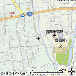 愛媛県四国中央市豊岡町長田87周辺の地図
