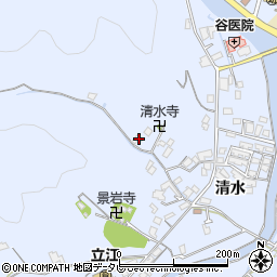 徳島県小松島市立江町清水131周辺の地図