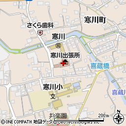 四国中央市役所　三島施設寒川出張所非常用周辺の地図