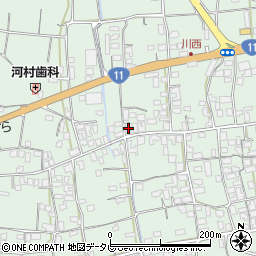 愛媛県四国中央市豊岡町長田216周辺の地図