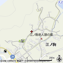 和歌山県日高郡由良町江ノ駒176周辺の地図