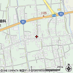 愛媛県四国中央市豊岡町長田225-1周辺の地図