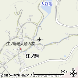 和歌山県日高郡由良町江ノ駒285周辺の地図