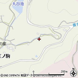 和歌山県日高郡由良町江ノ駒311周辺の地図