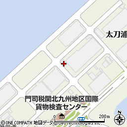 福岡県北九州市門司区太刀浦海岸21周辺の地図