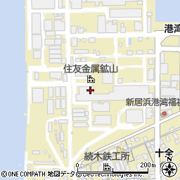 愛媛県新居浜市西原町周辺の地図