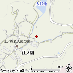 和歌山県日高郡由良町江ノ駒283周辺の地図