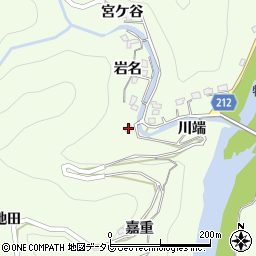 徳島県徳島市飯谷町岩名31周辺の地図