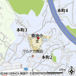 下関市立養治小学校周辺の地図