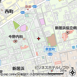 愛媛県新居浜市泉池町8周辺の地図