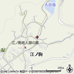 和歌山県日高郡由良町江ノ駒225周辺の地図