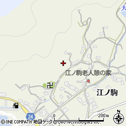 和歌山県日高郡由良町江ノ駒183周辺の地図