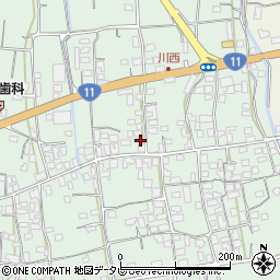 愛媛県四国中央市豊岡町長田225周辺の地図