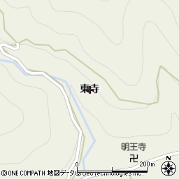 徳島県神山町（名西郡）下分（東寺）周辺の地図