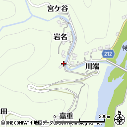 徳島県徳島市飯谷町岩名45周辺の地図