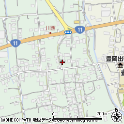 愛媛県四国中央市豊岡町長田394周辺の地図