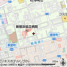 愛媛県新居浜市若水町1丁目7-50周辺の地図