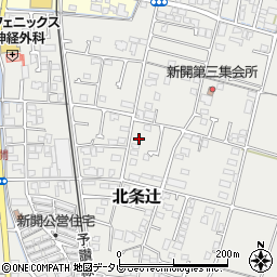 愛媛県松山市北条辻822周辺の地図