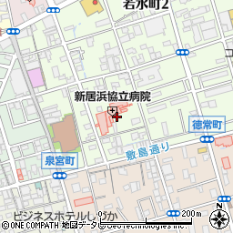 愛媛県新居浜市若水町1丁目7周辺の地図