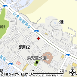 トヨタレンタリース山口宇部浜町店周辺の地図