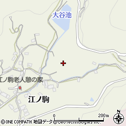 和歌山県日高郡由良町江ノ駒271周辺の地図