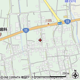 愛媛県四国中央市豊岡町長田226-1周辺の地図