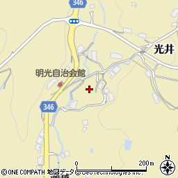 山口県光市光井周辺の地図