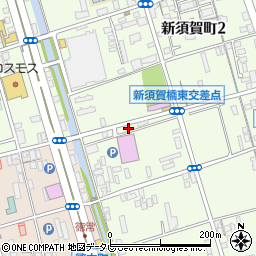 宮崎ガラス店周辺の地図