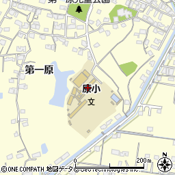 宇部市立原小学校周辺の地図
