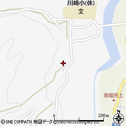 徳島県三好市池田町川崎寺ノ上160周辺の地図